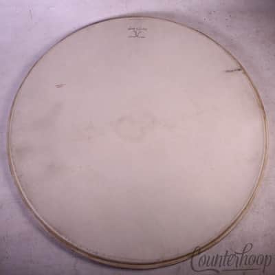Leedy & Ludwig 24" Bass Drum Calf Skin Head Standard Hardwhite Maple Vintage 50s image 1