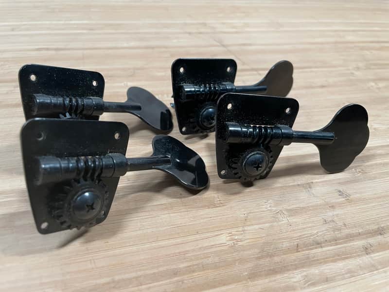 Classic/Clover Key Bass Tuners - Black image 1