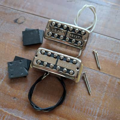 Gretsch Filtertron Humbucker Guitar Pickup Set Nickel Excellent Condition image 1