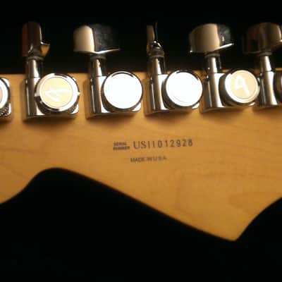 Fender American Deluxe Stratocaster 2011 Pearl + Lindy Fralin pickups image 7