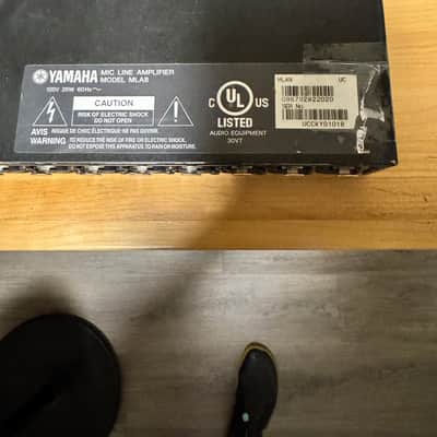 Yamaha MLA8 8-channel Preamplifier 2010s - Black image 5
