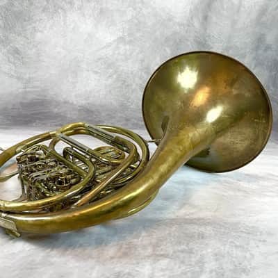 F.E. Olds F/Bb Double French Horn 4 Valve With Case image 14