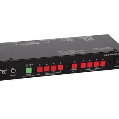 Immagine N-audio 4X4 Amp Cabinet speaker amplifier switcher selector - 4