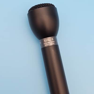 ☆Like New 2021 Electro-Voice 635L/B Omnidirectional Dynamic Microphone w/ Mic Clip and Box 635A image 2