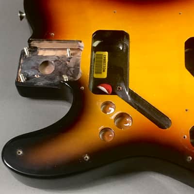 Lefty Fender Standard Telecaster 3 Tone Sunburst Tele Body Natural Relic Custom Build Project image 2