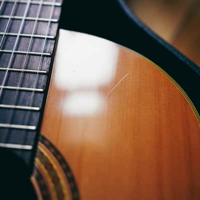 1999 Ryoji Matsuoka M50 – Handcrafted in Japan| Solid Top | Hard Case  | Vintage Classical Tone image 10