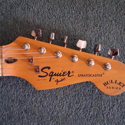 1994 Squier Stratocaster Bullet Series Vintage "Natural Cream Patina" image 5