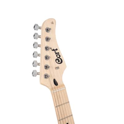 Cort G100 HH G Series Double Cutaway Electric Guitar - Open Pore Walnut (G100HHOPW-U) image 5