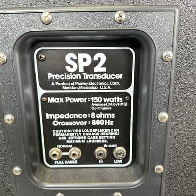 Peavey SP-2 Black Widow Speaker (Pair) image 12
