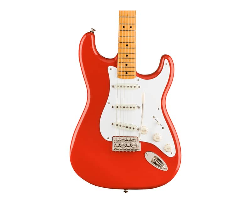 Used Squier Classic Vibe '50s Stratocaster - Fiesta Red w/ Maple FB image 1