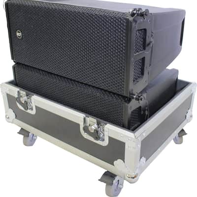 Line Array Flight Case for 2 RCF HDL6-A HDL26-A Speakers W/Wheels image 4