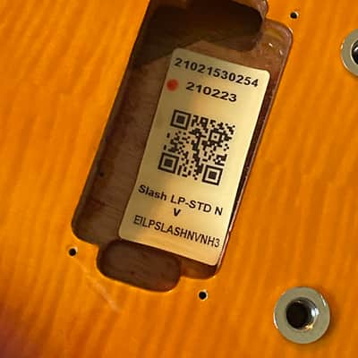 2021 Epiphone Les Paul Standard Slash November Burst Electric Guitar Body & Neck Husk (Repaired) image 3