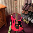 SIGNED: Steve Vai original run Ibanez JEM 777 Shocking Pink