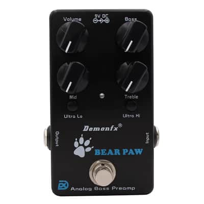 Demonfx Harmonic Booster Clean Bass Guitar Pre-amp Pedal | Reverb