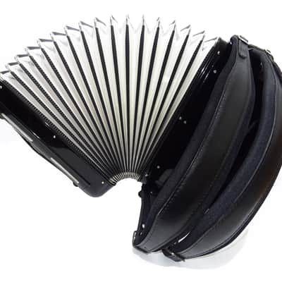 Hohner Morino Club N Button Accordion, Diatonic Double Cassotto Harmonika made in Germany, Straps, Case, Squeezebox Garmon, Amazing Rich and Deep sound! 2097 image 12