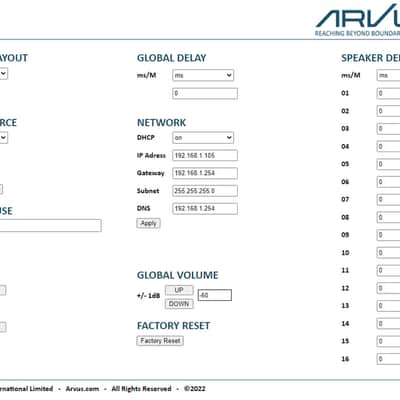 Arvus H2-4D 16 Channel Dolby Atmos® Digital Audio Decoder & Renderer image 6