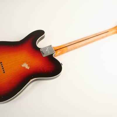 Fender Custom Shop '59 Telecaster Custom Relic Maple Neck Wide Fade Chocolate 3-Colour Sunburst CZ568968 image 7