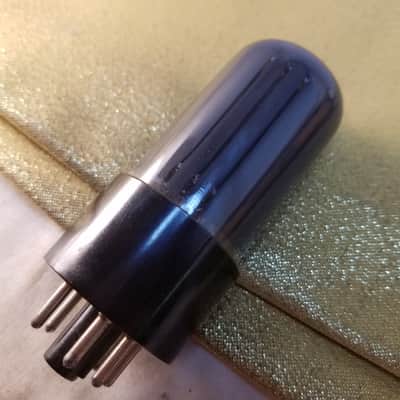 NU National Union 6V6GT/G tNOS AT1000 TESTED Vacuum Tube greyglass Rare WWII era Beam Power 6V6 1942-1946 image 7