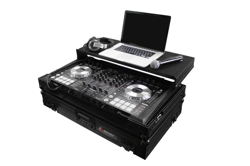 Odyssey FZGSPIDDJSXBL Black Label Flight Zone Gliding Case for DDJ-SX/S1/T1 image 1