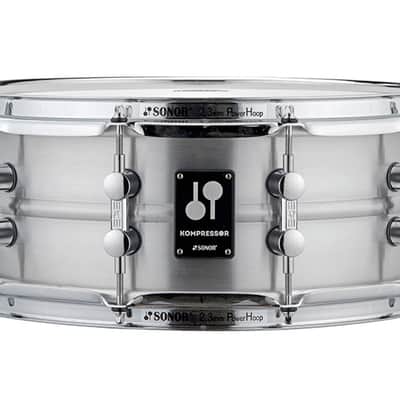 Sonor Kompressor 14"x5.75" Aluminum Snare Drum - Polished Aluminum Finish image 1