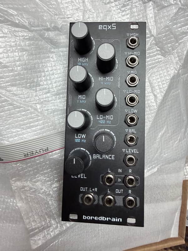 Boredbrain Music Eqx5 Voltage Controlled Equalizer 2021 - Present - Black image 1