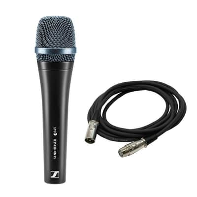 SENNHEISER Sennheiser e945 Microphone Cable Set (XLR Female to XLR Male), 5.0m (Dynamic Microphone, Supercardioid Pattern) (2-Year Warranty, Official Product in Japan)