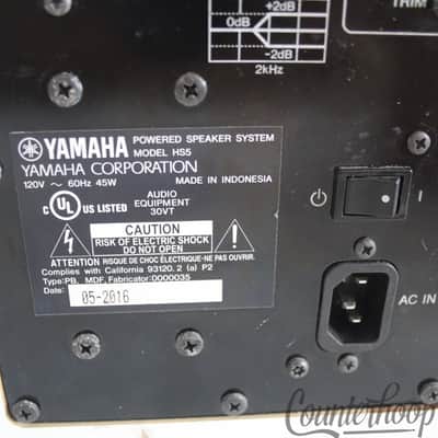 Yamaha Model HS5 2x Pair Powered Speaker System Studio Monitors image 9
