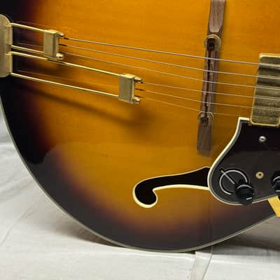 Epiphone Emperor Archtop Hollowbody Guitar with Case 1996 - Antique Sunburst image 6