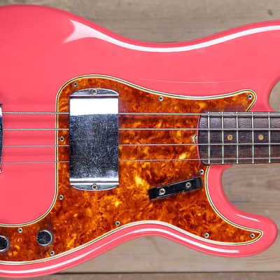 Fender Precision Bass with Rosewood Fretboard 1962 - 1964 - Fiesta Red image 3