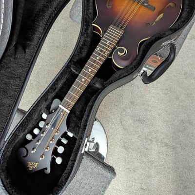 The Loar LM-310F-BRB Honey Creek F-Style Mandolin, w/case, setup, pic, gift choice, & shipping image 2