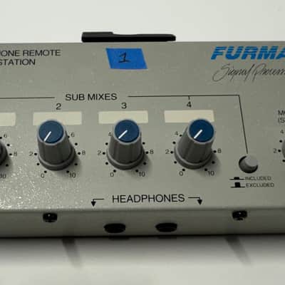 Furman HR-6 #1  Headphone Remote Mixing Station 2000s - White image 1