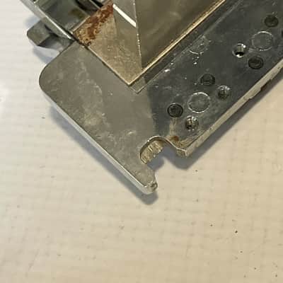 1980's Kramer Model Guitars Chrome Floyd Rose II Licensed Tremolo Guitar Bridge image 9