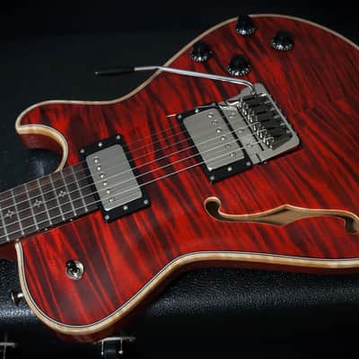 Knaggs Guitars Kenai Trem Hollowbody in Indian Red - New Model for 2026 image 8