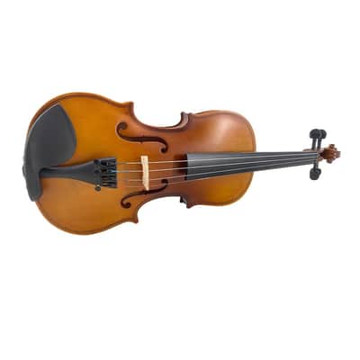 YoungMonic 1/2 Violin for Adults Violin Fiddle Set for Beginners with Shoulder Rest Bow Bridge Hard Case and Extra 4strings image 3