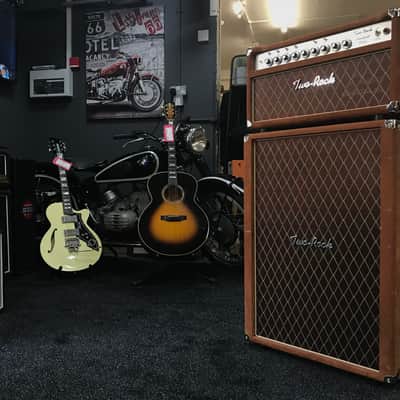 Two Rock Bloomfield Drive in Brown Suede w/ Matching 2x12 Cabinet RARE! image 23