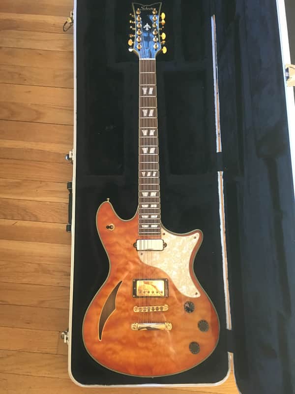 Schecter  12 String TSH-12 2003 Quilted Maple Sunburst image 1