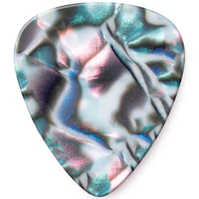 483R14MD Genuine Celluloid Classic Abalone Medium x72 Dunlop image 2