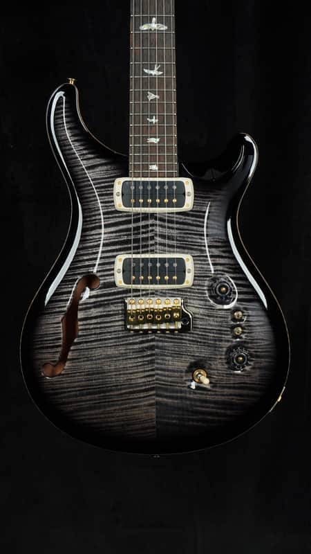 PRS 40th Anniversary Custom 24-08 Semi-Hollow Limited Edition in Charcoal Tri-Color Burst image 1