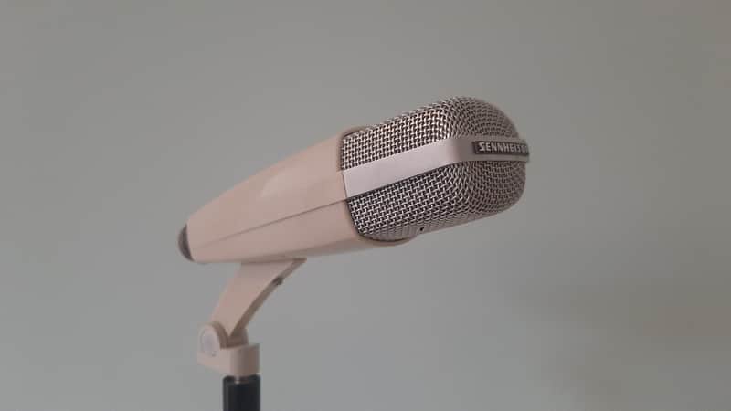 Sennheiser MD 421-2 Cardioid Dynamic Microphone 1960s - 1970s - White image 1