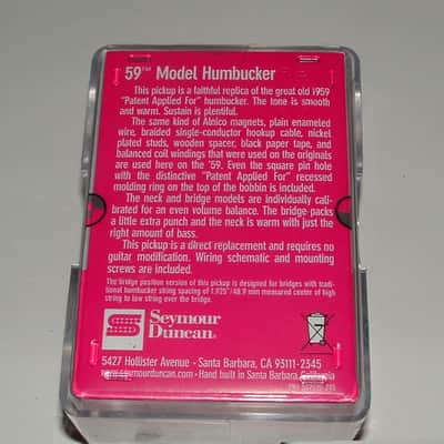 Seymour Duncan SH-1 '59 Model Humbucker Neck Pickup 4 Conductor - SH-1n Nickel image 2