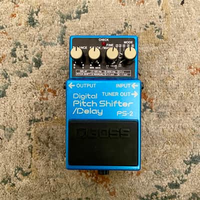 Boss PS-2 Digital Pitch Shifter / Delay MADE IN JAPAN Blue Label 1992 image 2