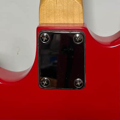 Vintage Epiphone S-210 HSS RH Strat Style Electric Guitar Made In Korea MIK Red image 13
