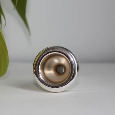 Bach 5G Large Shank Trombone Mouthpiece - Silver Plated image 3