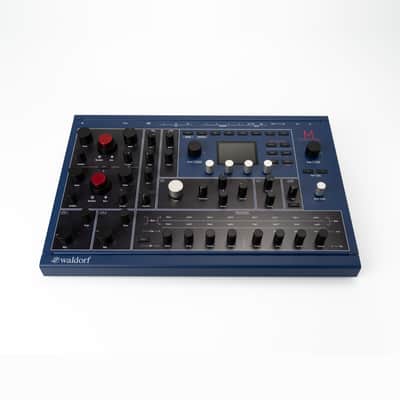 Waldorf M M 8-Voice (WALDORF CASE INCLUDED) Wavetable Desktop Synthesizer [B-STOCK] 2021 - Present - Blue image 3