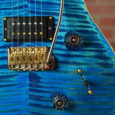 PRS Custom 24 10-Top Limited Edition Electric Guitar - Arctic Blue image 3