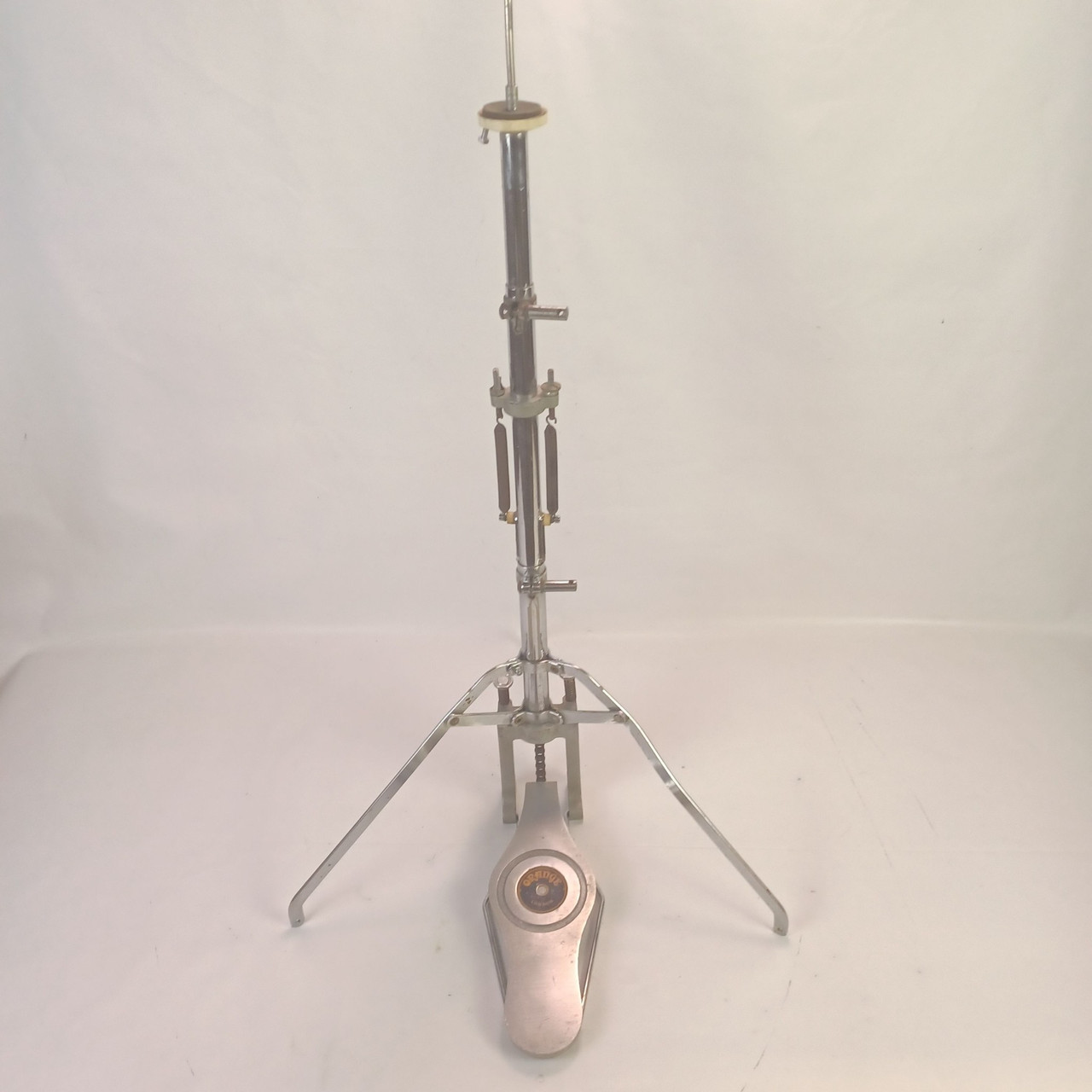Orange Charleston Hi-Hat Cymbal Stand Capelle Pro-Mark PA320 Vintage 70s France — main photograph