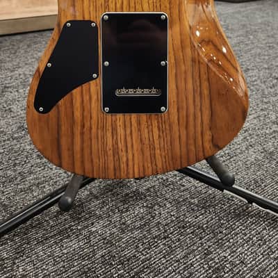 Suhr Firehouse Guitars Exclusive Modern HH Carve Top, Trans Amber w/ Case image 6