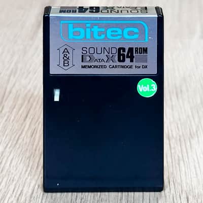 Yamaha DX7 Voice Rom Cartridge // BITEC Sound Data X 64 Volume 3 // VERY RARE