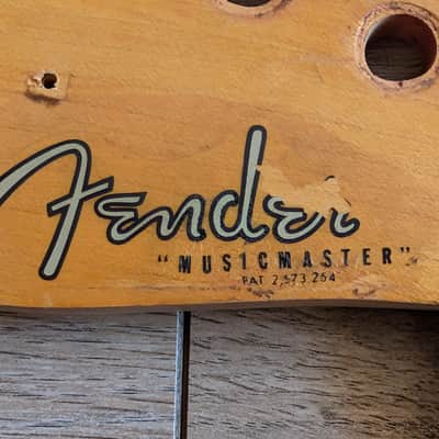 Vintage Fender Musicmaster Neck September 1962 Maple Rosewood image 20