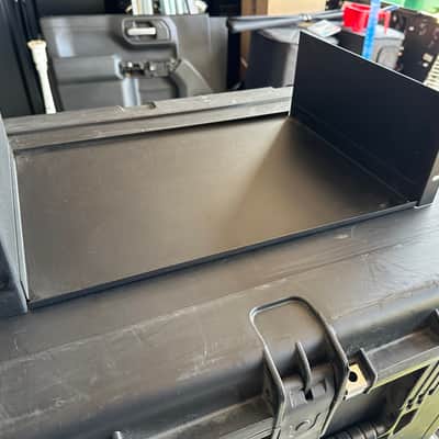 3U Metal Rack Shelf - Black image 4